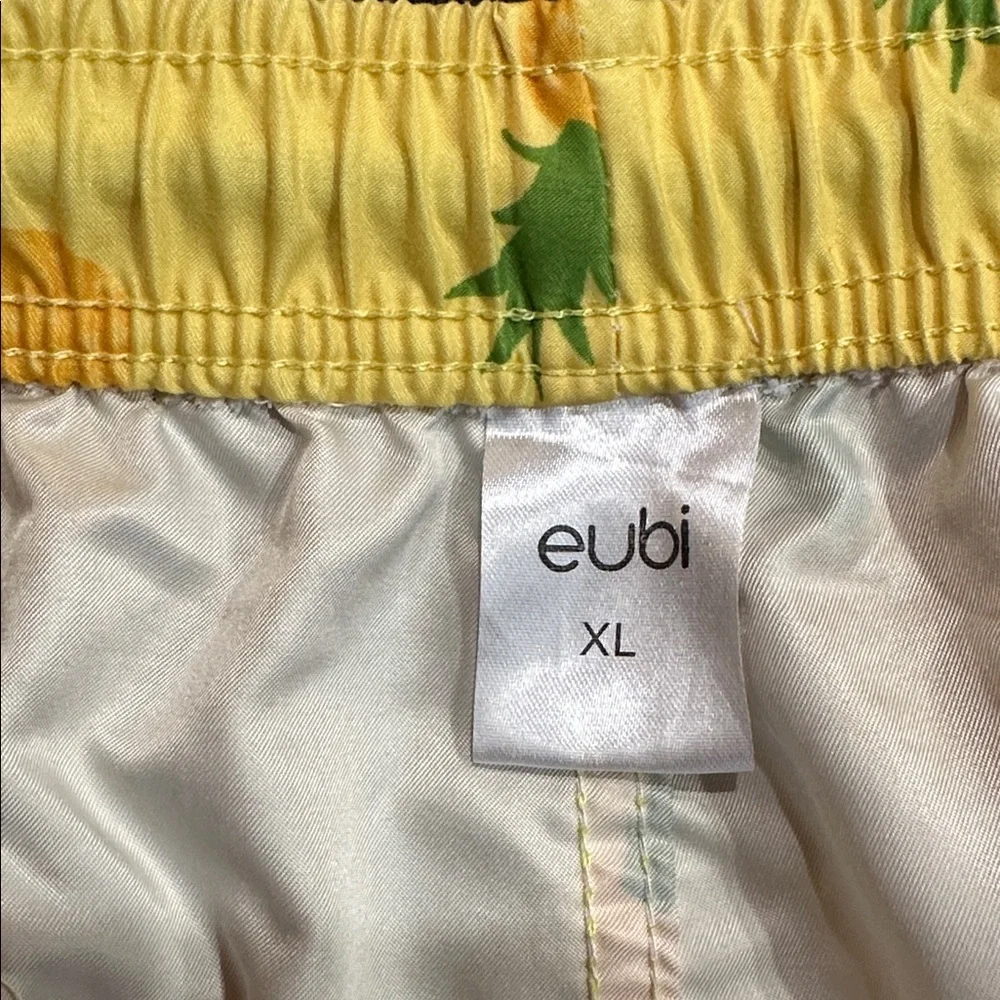LIMITED TIME $5 Item! Yellow Pineapple Print Swim Trunks